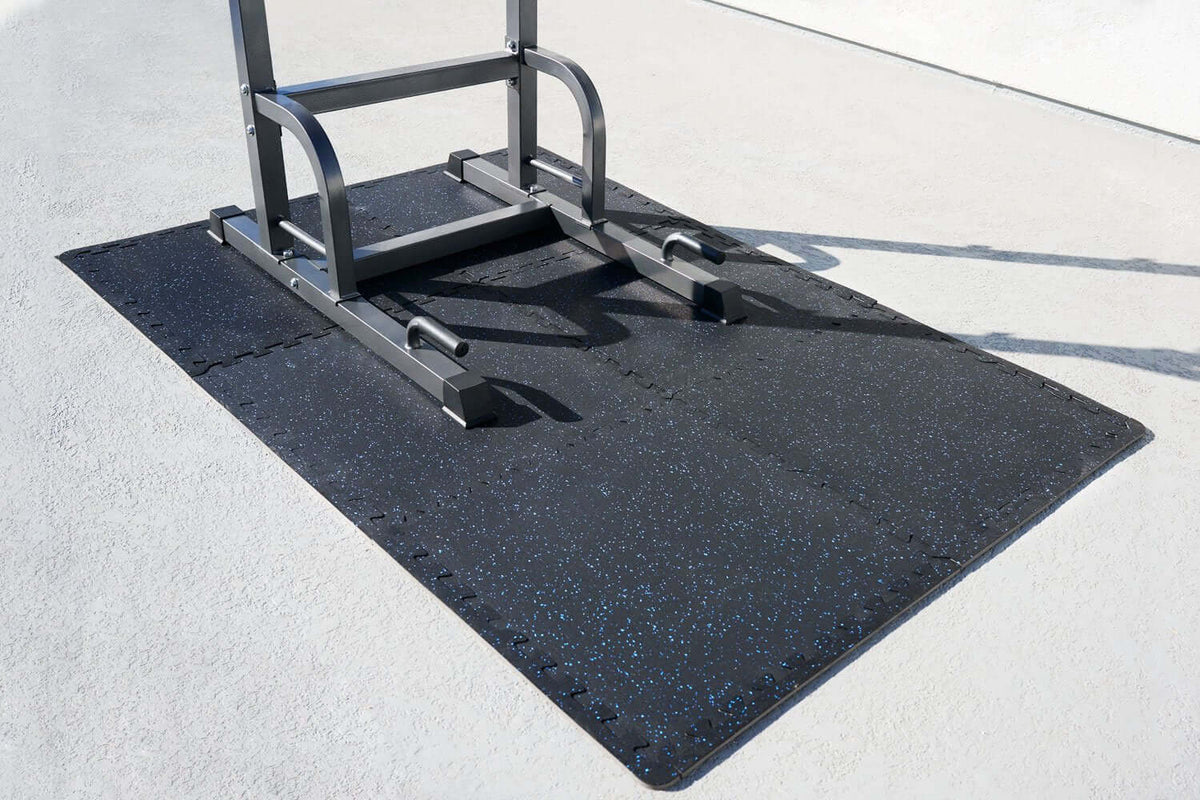 Rubber Top Exercise Puzzle Mat 0.75in 24sqft