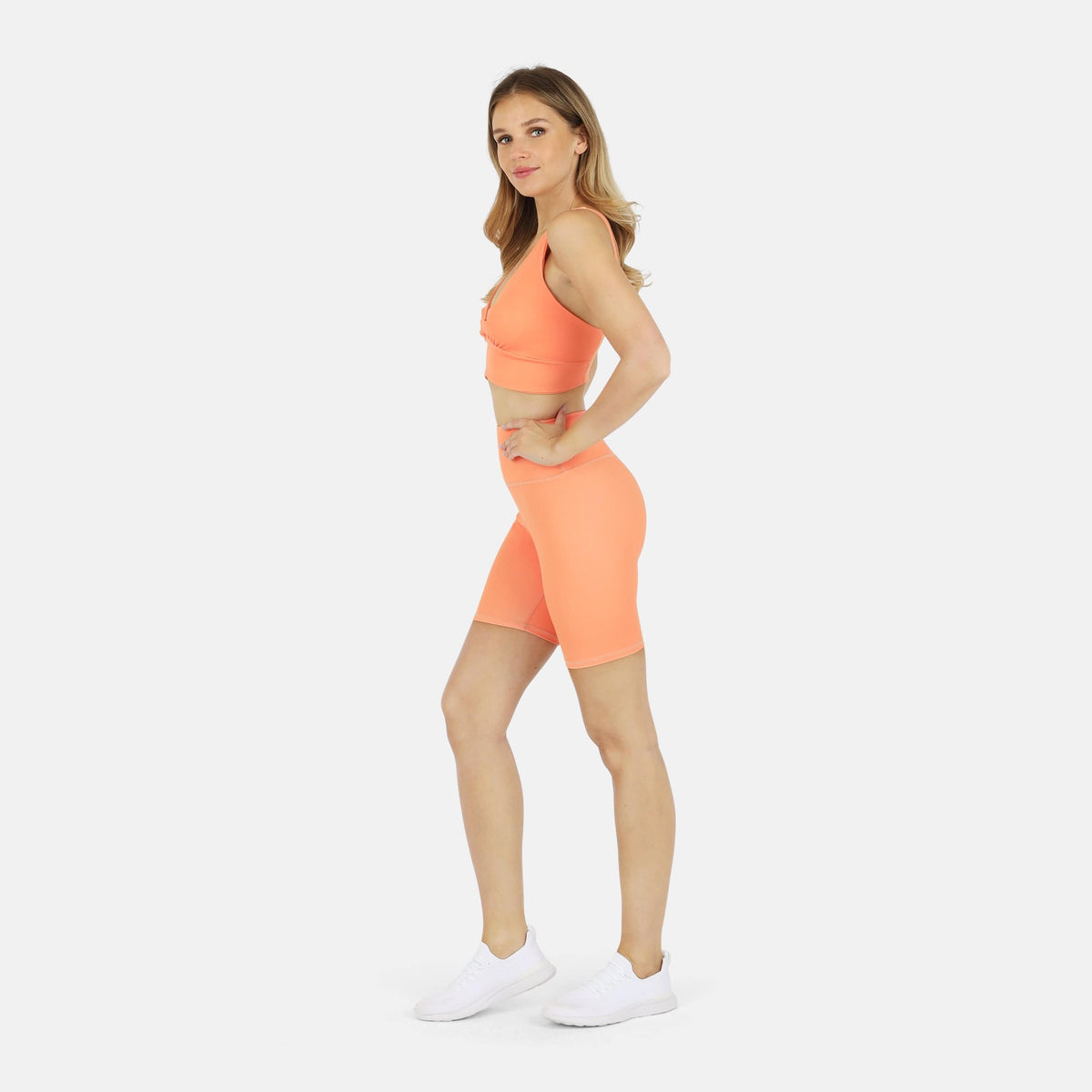 Ada Organic Cotton Twist Around Sports Bra
